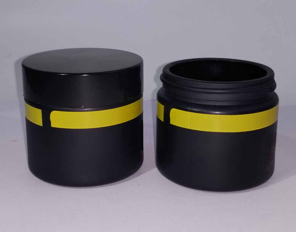 Herb Jars 60ml Stash Shield UV Glass Jar - Smell-Proof Storage Stash Jar Container Refillable Wide-Mouth