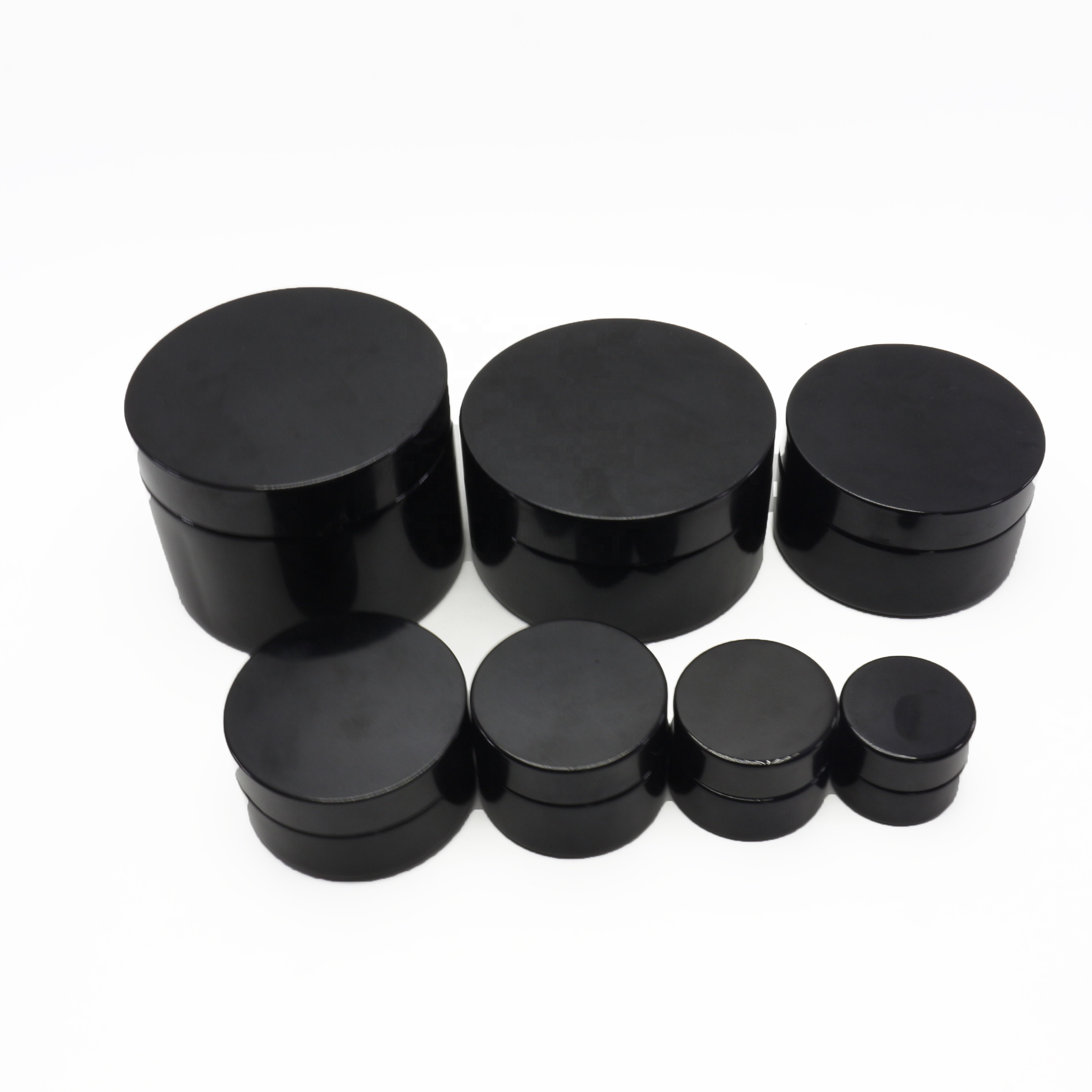 Herb Preserve Capacity violet Screwtop Jar Black Ultraviolet Refillable Glass Stash VJ114E