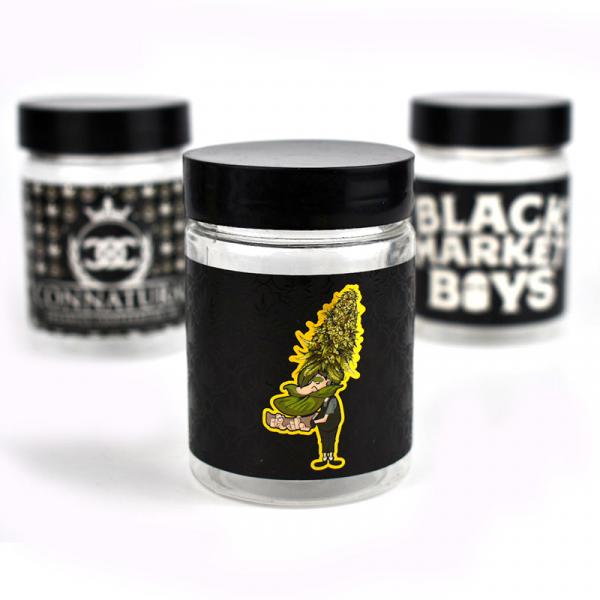 Herb Stash Jar weed Container Airtight Smell Proof Aluminum for Weed Storage