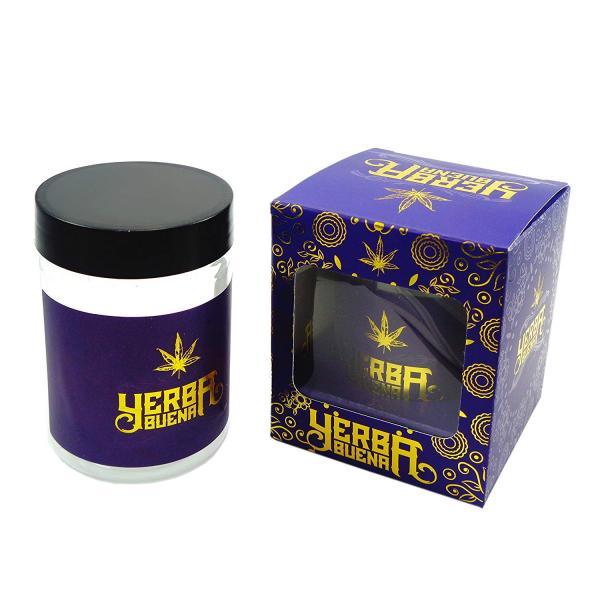 Herb Stash Jar weed Container Airtight Smell Proof Aluminum for Weed Storage