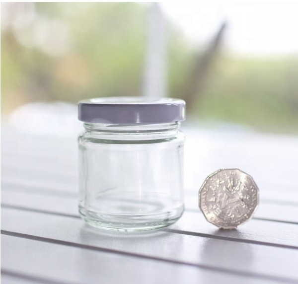 Hermetic mini 100 ml Jam Honey Glass Jar with Lug Lid