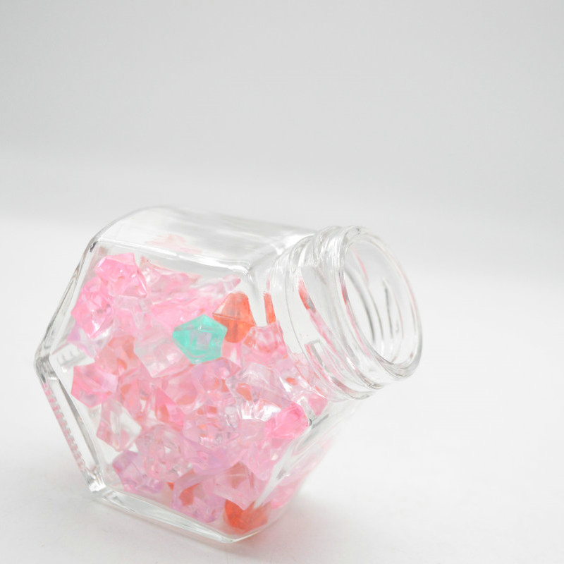 Hexagon Jars Perfect for Spices Honey Canning Gifts and Crafts Kitchen Storage Jars