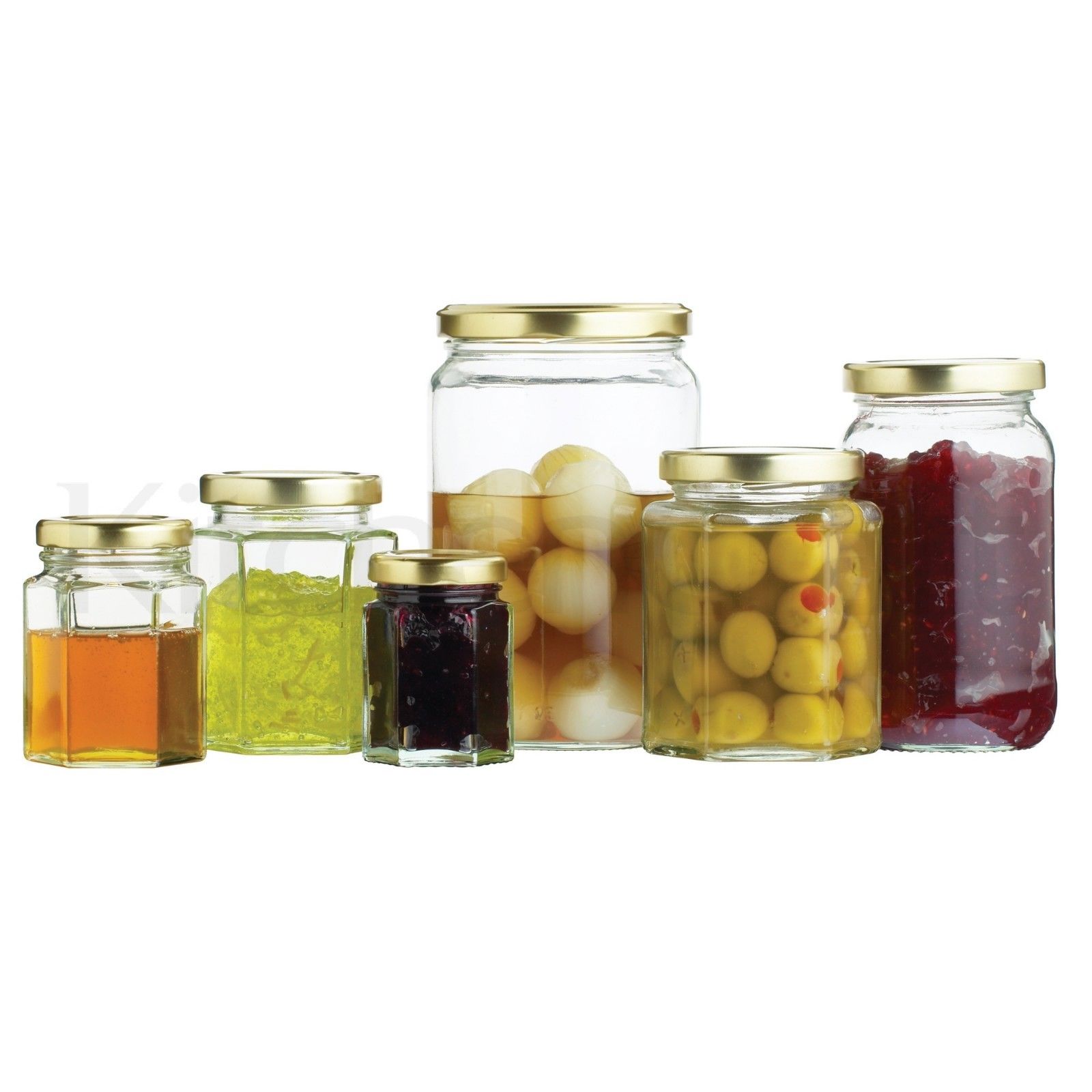 Hexagon Shape Glass Bottle For Honey Gifts Weddings 3oz