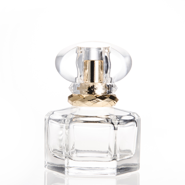 Hexagonal 40mL Botella De Vidrio Para Perfume Fancy Design Perfume Bottle Sprayer Fragrance Oil Glass Perfume