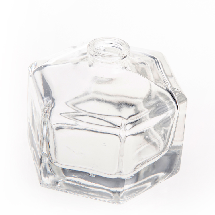 Hexagonal 40mL Botella De Vidrio Para Perfume Fancy Design Perfume Bottle Sprayer Fragrance Oil Glass Perfume