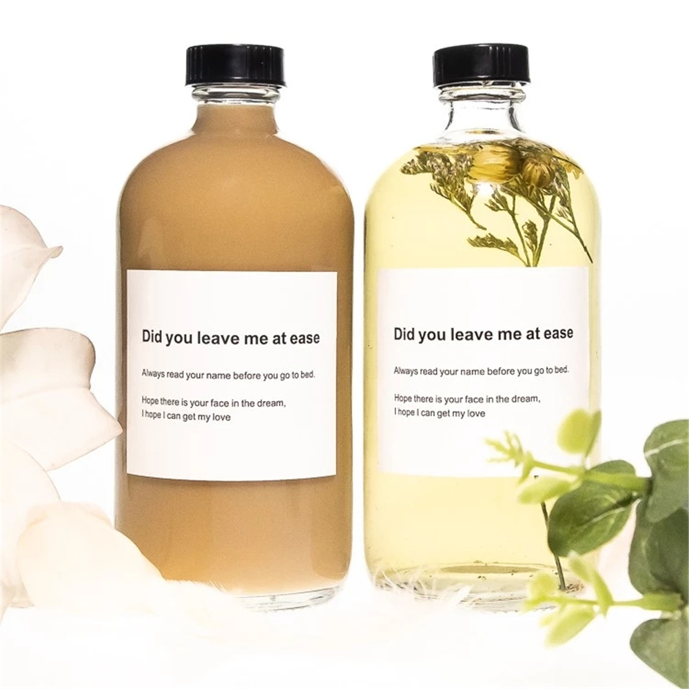 Heze JN Boston Round Beverage Glass Bottle