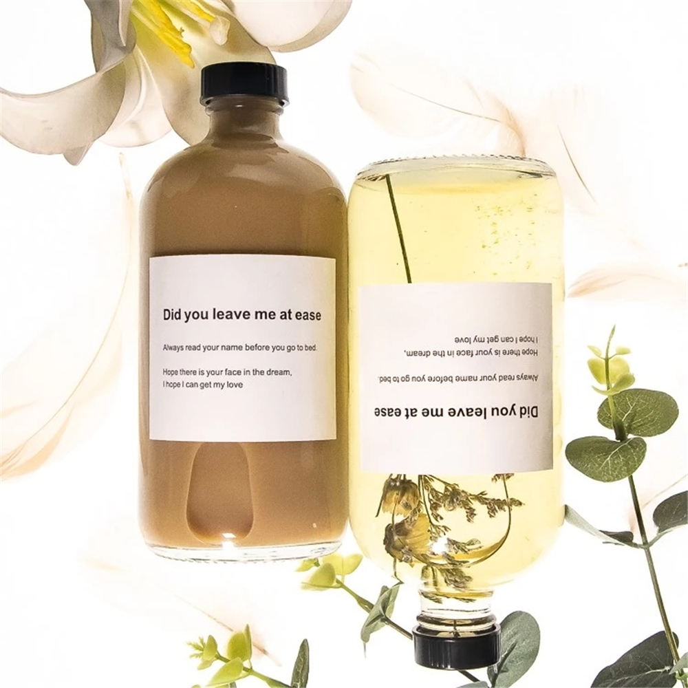 Heze JN Boston Round Beverage Glass Bottle