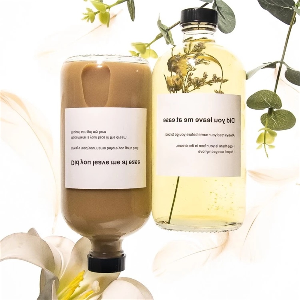 Heze JN Boston Round Beverage Glass Bottle