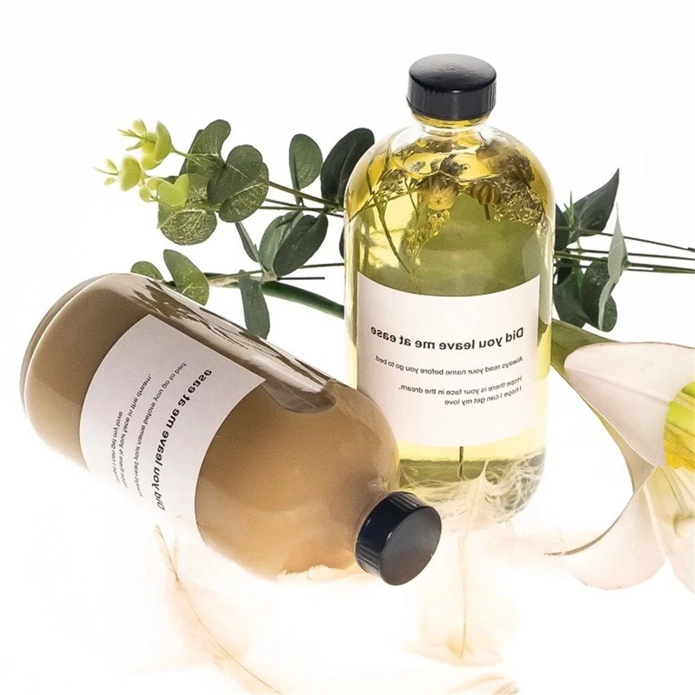 Heze JN Boston Round Beverage Glass Bottle