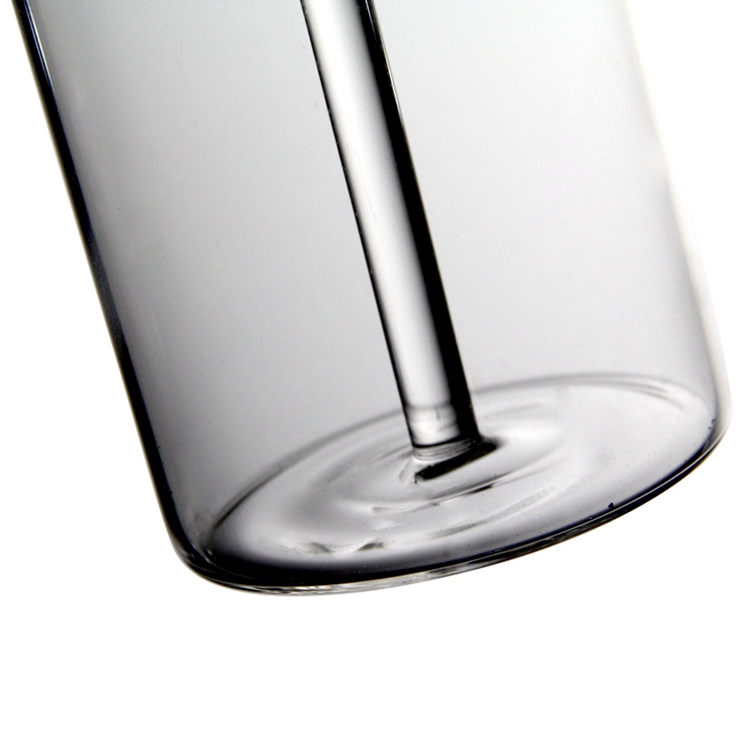 High Borosilicate 750 ml Gin Brandy Glass Bottle With Customized Aircraft