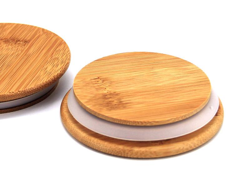 High Borosilicate Glass Jars With Bamboo Lids Set of 4 For Food Storage Pantry Organization Kitchen Spice For Serving Grains