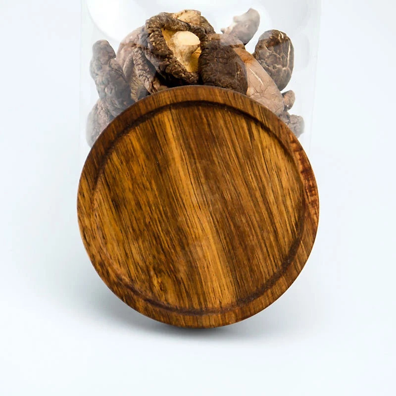 High Borosilicate Glass Storage Jar with cork Glass Sealed Jar