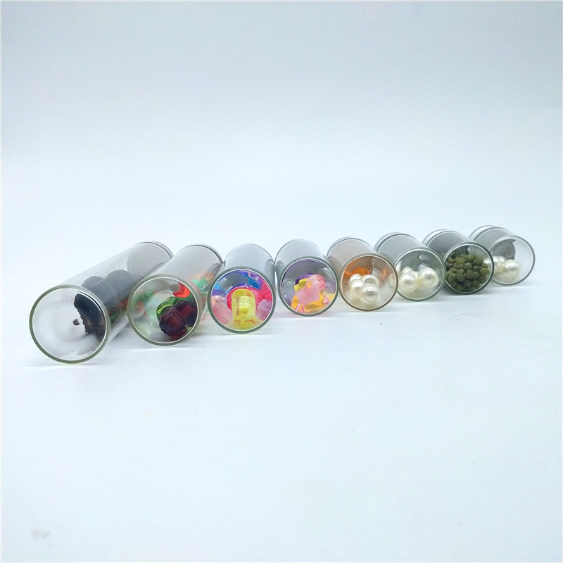 High Borosilicate Glass Storage Tube Glass Roll On Bottle With Cap Storage Jar With Aluminum Screw Lid