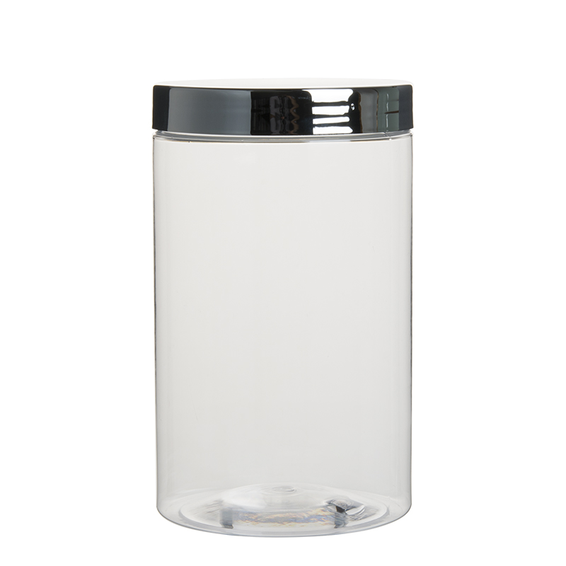 High Capacity 800ml 1000ml empty plastic bottles custom jars wholesale