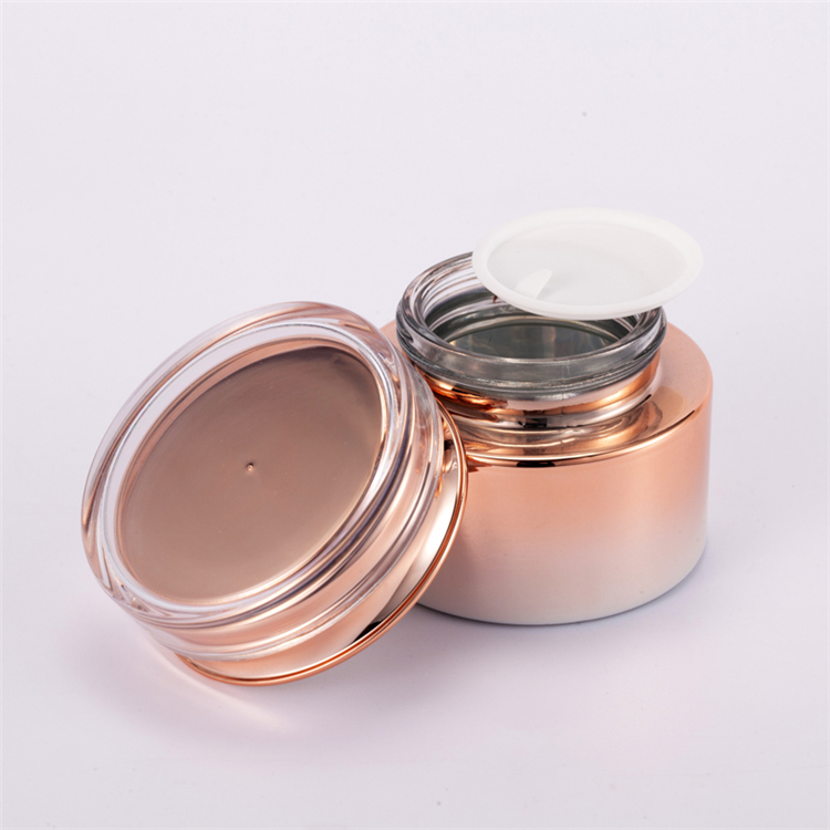 High Class 30g 50g 40ml 100ml 120ml Cosmetic Packaging Bottle Glass Lotion Bottle With Cap