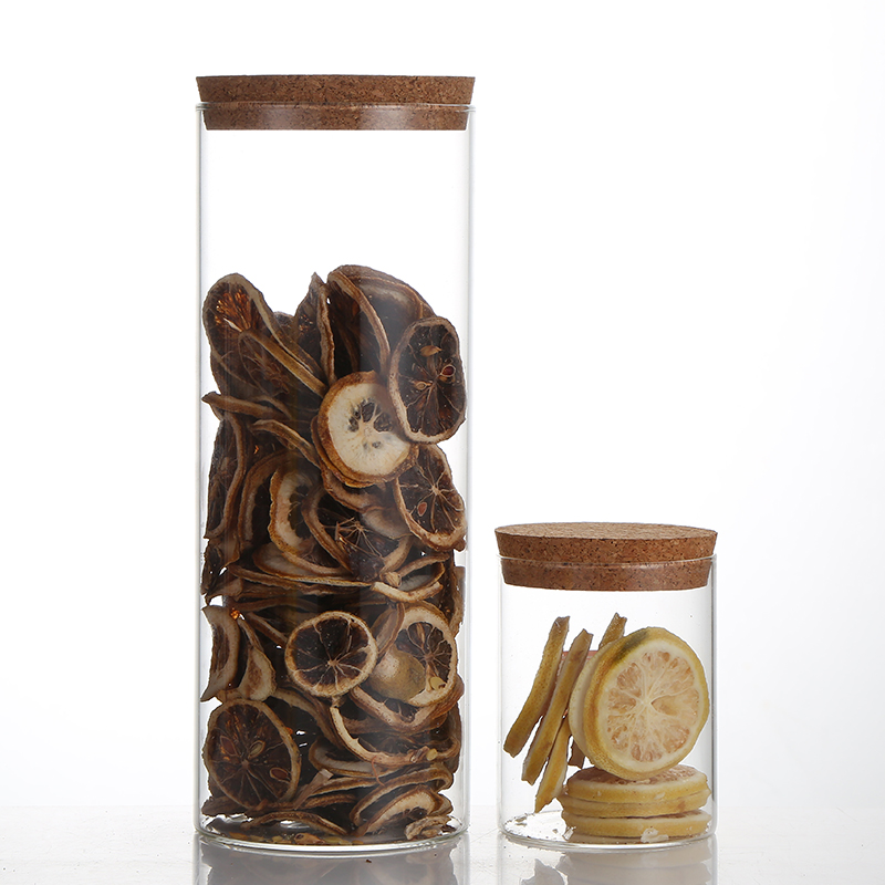 High Density 100Ml Glass Storage Jar Storage Jars With Lids Sweets Biscuits
