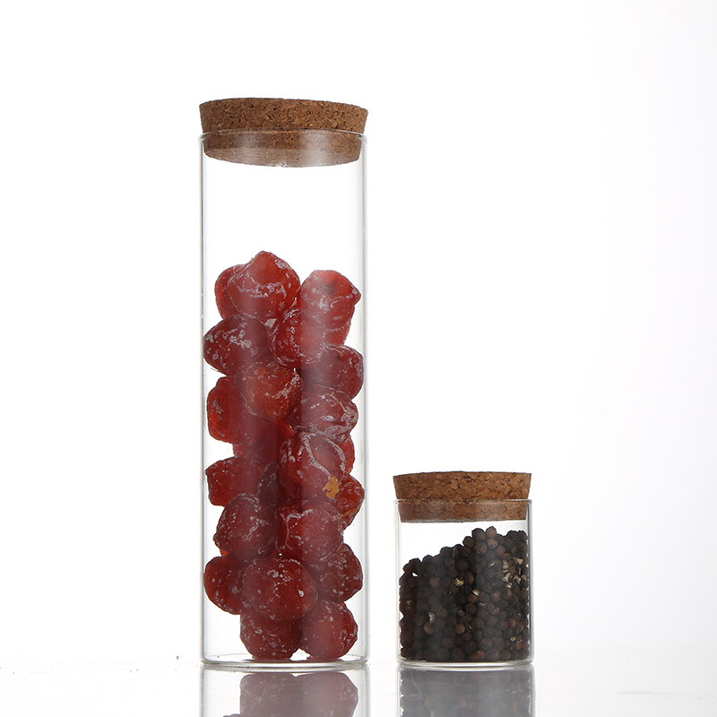 High Density 100Ml Glass Storage Jar Storage Jars With Lids Sweets Biscuits