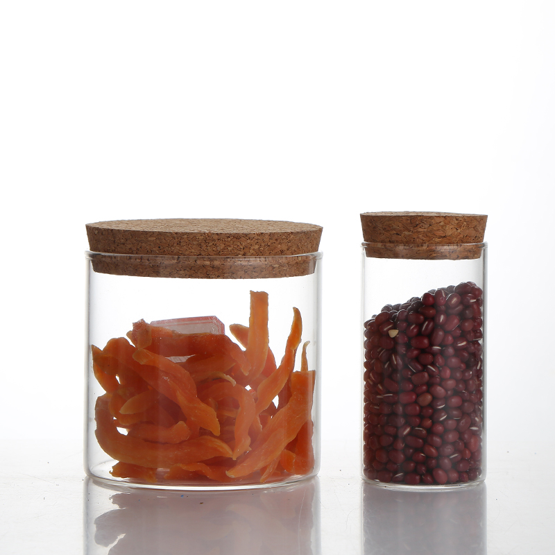 High Density 100Ml Glass Storage Jar Storage Jars With Lids Sweets Biscuits