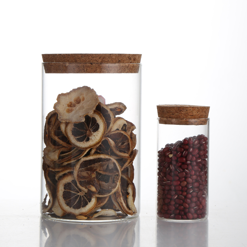 High Density 100Ml Glass Storage Jar Storage Jars With Lids Sweets Biscuits