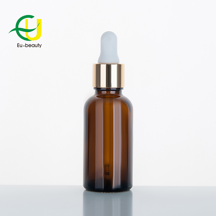 High End 100ml 5ml 15ml 10ml Clear Round Coloured Amber Empty Glass Essential Oil Bottles Dropper Bottle 30ml