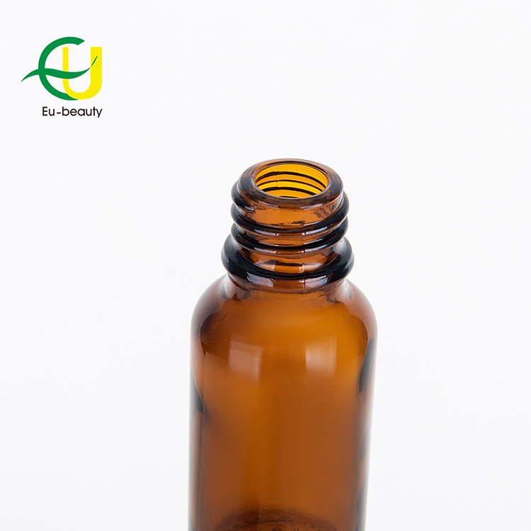 High End 100ml 5ml 15ml 10ml Clear Round Coloured Amber Empty Glass Essential Oil Bottles Dropper Bottle 30ml