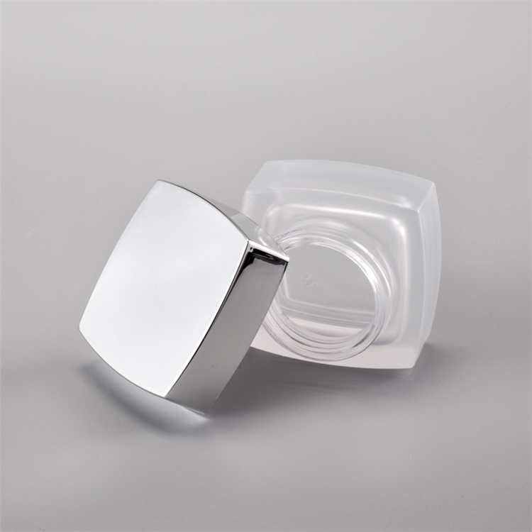 High End 30g 50g 40ml 100ml 120ml Luxury Skincare Bottles Square Glass Cosmetic Jar Bottle