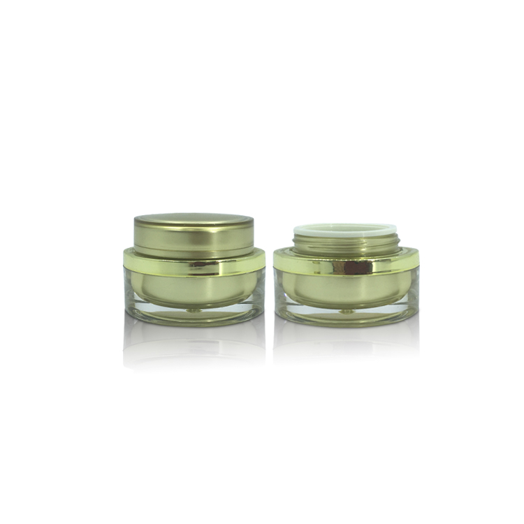 High End Acrylic Double Wall 30ml Facial Cream Serum Eye Cream Skincare Packaging Plastic Containers and Jars