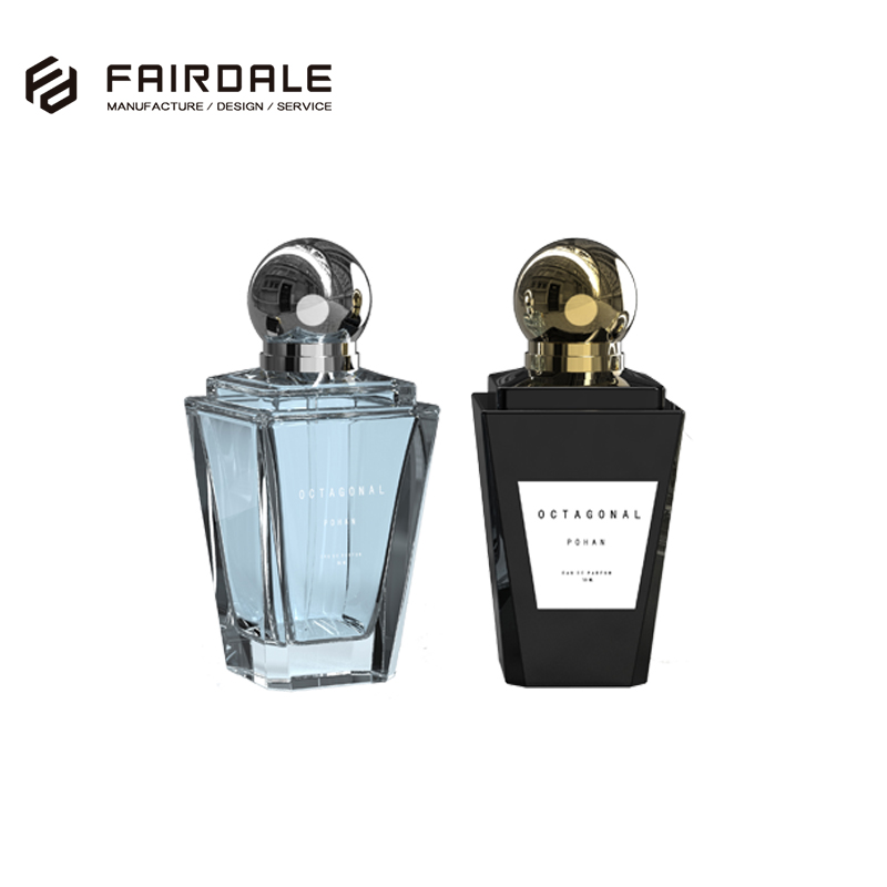 High End Custom Square Luxury 50ml Empty Perfume Glass Bottle Wholesale Perfume Bottle
