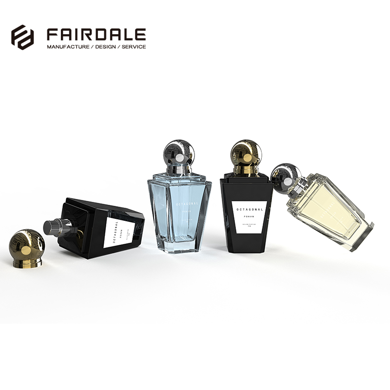 High End Custom Square Luxury 50ml Empty Perfume Glass Bottle Wholesale Perfume Bottle