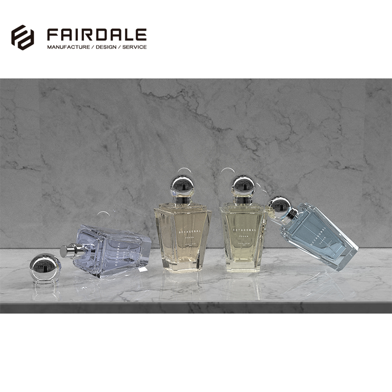 High End Custom Square Luxury 50ml Empty Perfume Glass Bottle Wholesale Perfume Bottle