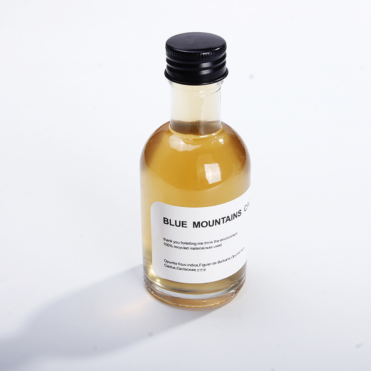 High Flint 50ml Mini Juice Vodka Wine Liquor Beverage Glass Bottle With Metal Lid