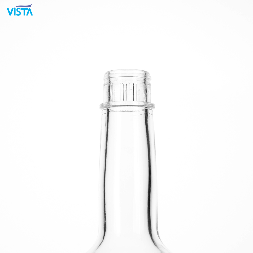 High Flint Round Vodka 500ml Glass Bottle Liquor Whisky with Guala Cork glass bottle liquor