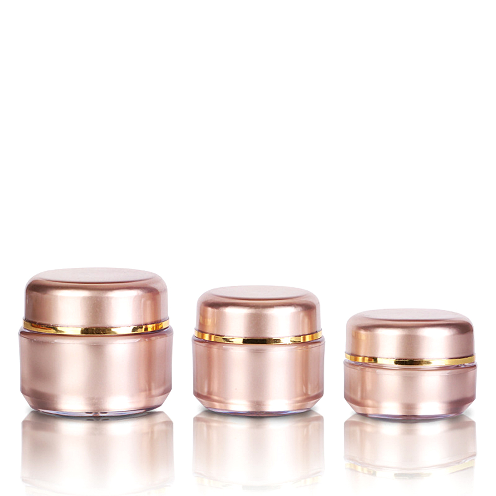 High Grade 20g 30g 40g Rose Gold Face Cream PS Jar PS Cream Containers