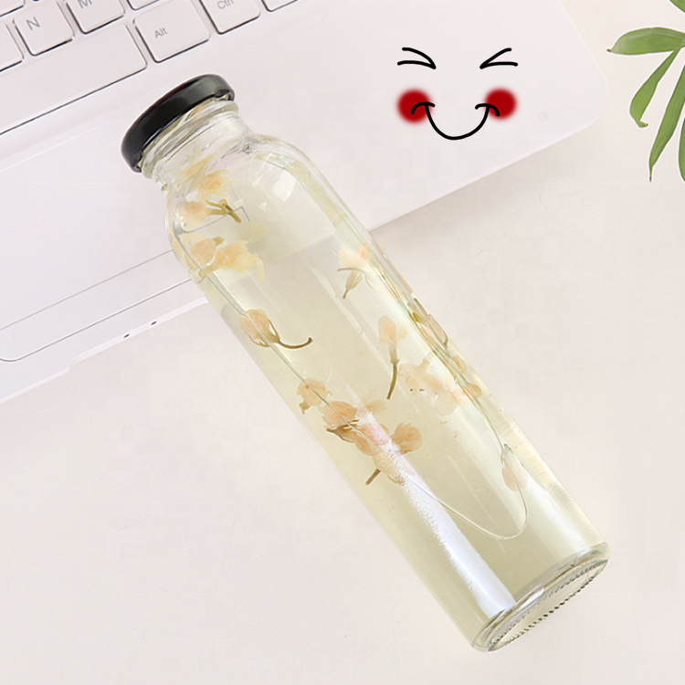 High Grade Screen Printing Surface Handling and Juice Use 300ml glass bottles for beverages