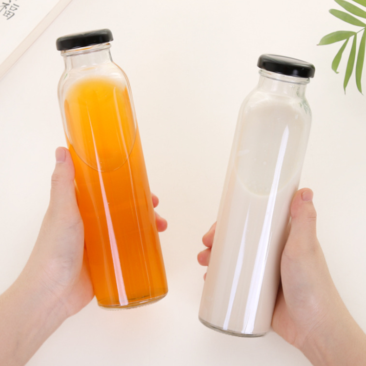 High Grade Screen Printing Surface Handling and Juice Use 300ml glass bottles for beverages