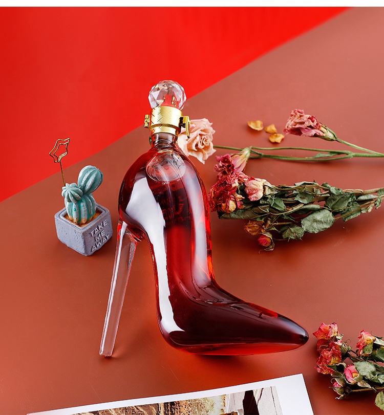 High Heels Decanter Explosion High-Heeled Style Vodka Glass wine bottle whisky decanter cheap wine decanter