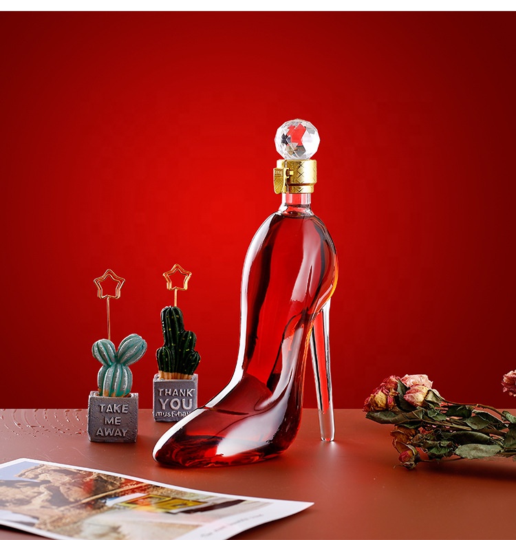 High Heels Decanter Explosion High-Heeled Style Vodka Glass wine bottle whisky decanter cheap wine decanter
