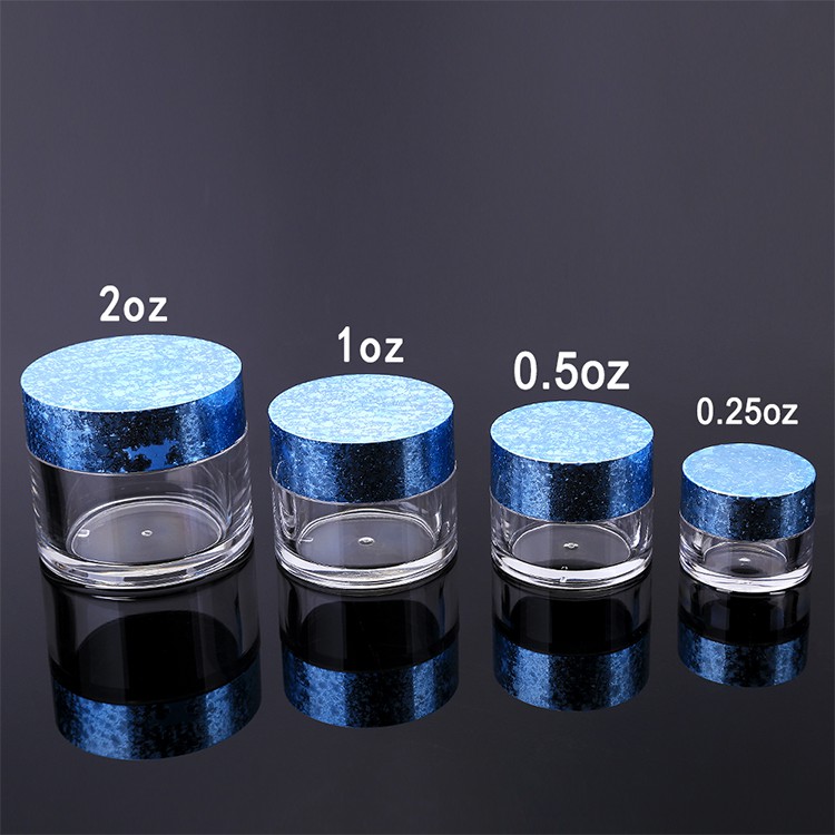 High Quality 0.5Oz Empty Makeup Airless Acrylic Jar For Nail Salon