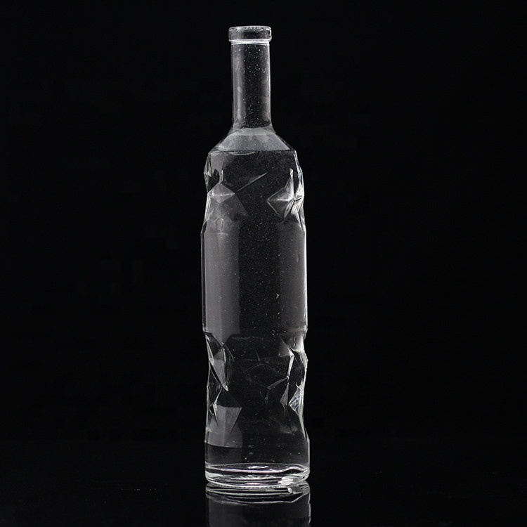 High Quality 1 Liter Liquor Glass Bottle 750ml Glass Liquor Bottle Supplier