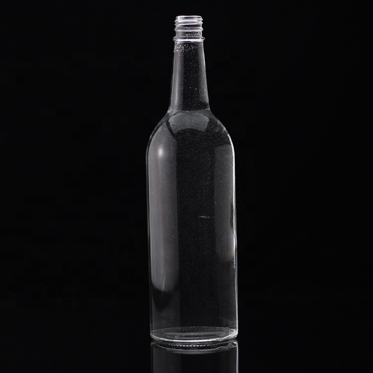 High Quality 1 Liter Liquor Glass Bottle 750ml Glass Liquor Bottle Supplier