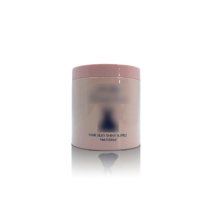 High Quality 1000ml Cosmetic Packaging Container 1 Liter Hair Conditioner Body Cream Jar Plastic Packaging Jar Bottle