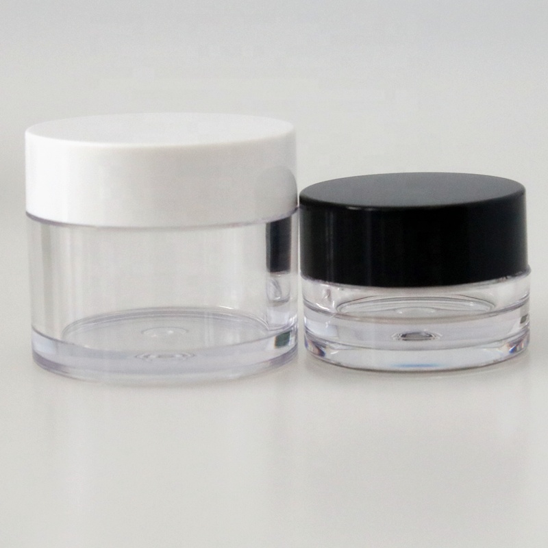 High Quality 100g PETG Plastic Thick Wall Cosmetic Cream Jar With White Lid