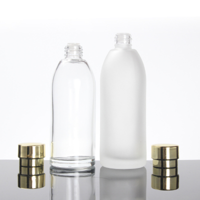 High Quality 100ml 120ml 35ml 55ml Skin Care Glass Lotion Pump Bottles Jar Container