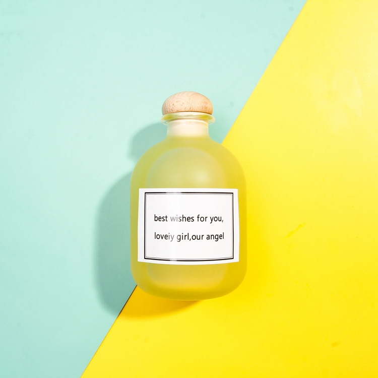 High Quality 100ml 330ml Frost Mini Wine Glass Bottles Frosted Fresh Juice/Fruit Wine Drinking Bottles with cork Popular Sale