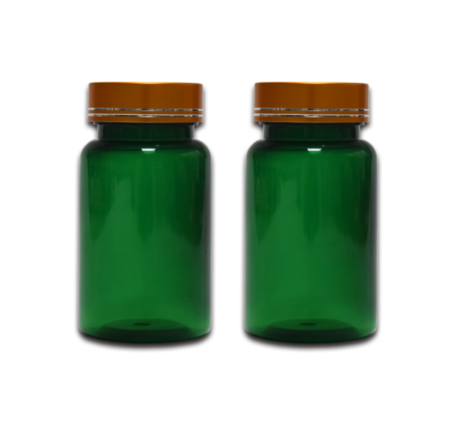 High Quality 100ml PET Plastic Vitamin Capsule Pharmaceutical Pills Packaging Bottle with Screw Cap