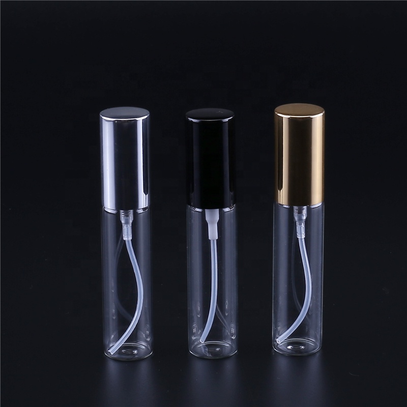 High Quality 10ml Tube Glass Mist Spray Perfume Bottle For cosmetics