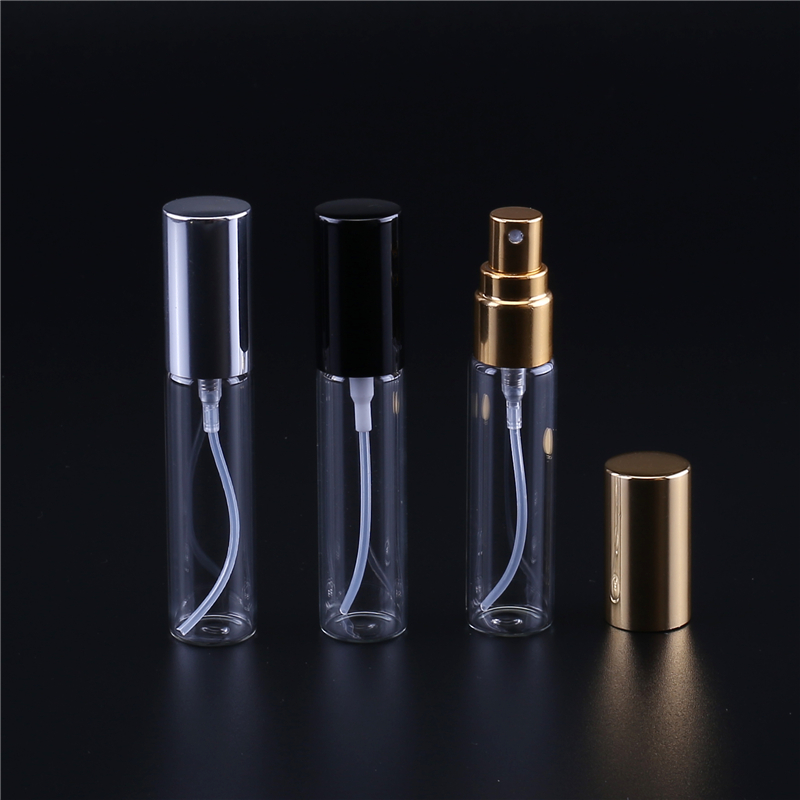 High Quality 10ml Tube Glass Mist Spray Perfume Bottle For cosmetics