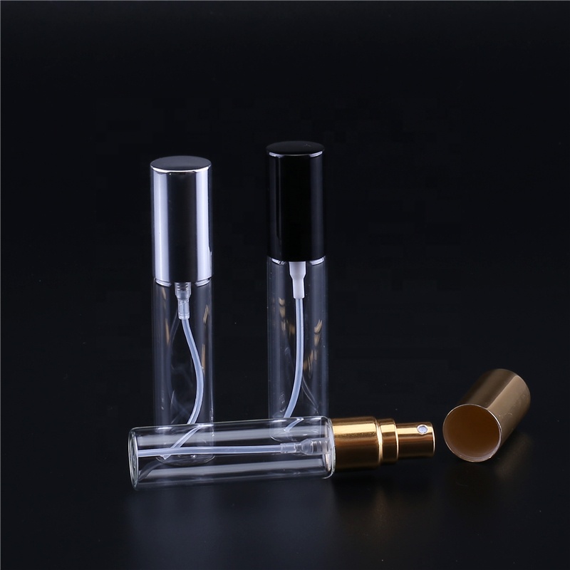 High Quality 10ml Tube Glass Mist Spray Perfume Bottle For cosmetics