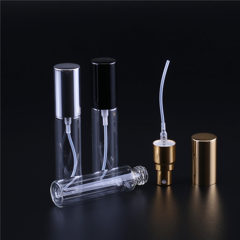High Quality 10ml Tube Glass Mist Spray Perfume Bottle For cosmetics