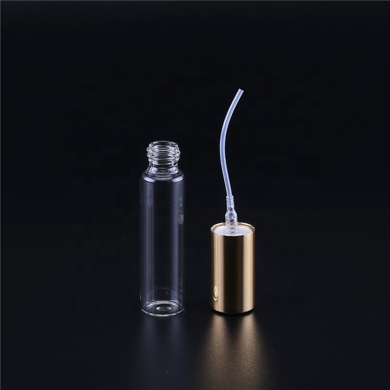 High Quality 10ml Tube Glass Mist Spray Perfume Bottle For cosmetics